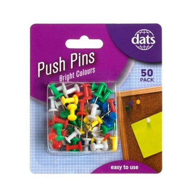50 Pack Push Pins - The Base Warehouse