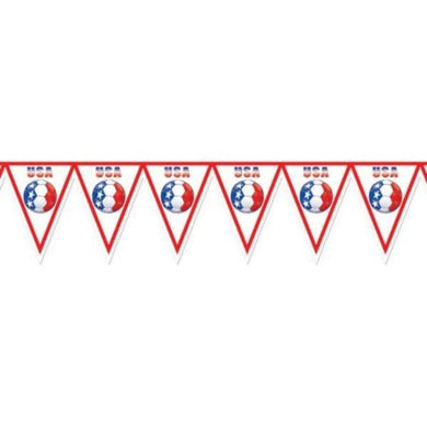 Soccer Banner All Weather USA - 28cm x 2.24m - The Base Warehouse