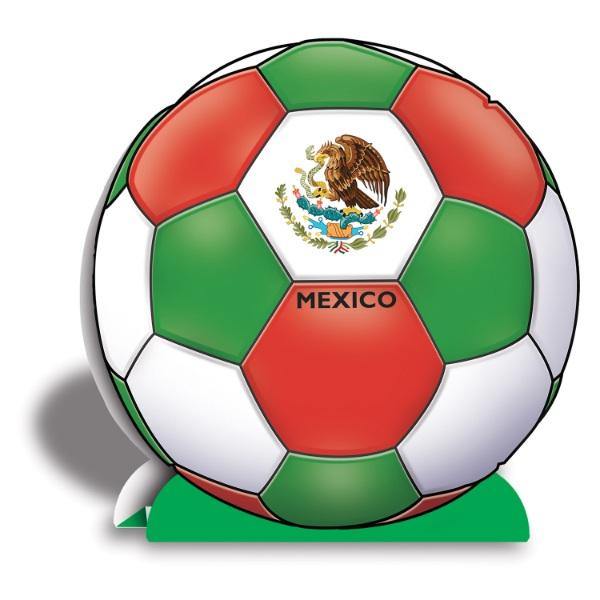 Soccer Ball Centrepiece Mexico - 25cm