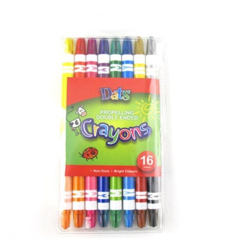 8 Pack Double Ended Propelling Crayons