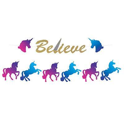 Unicorn Streamer Set - 6cm to 19cm - The Base Warehouse