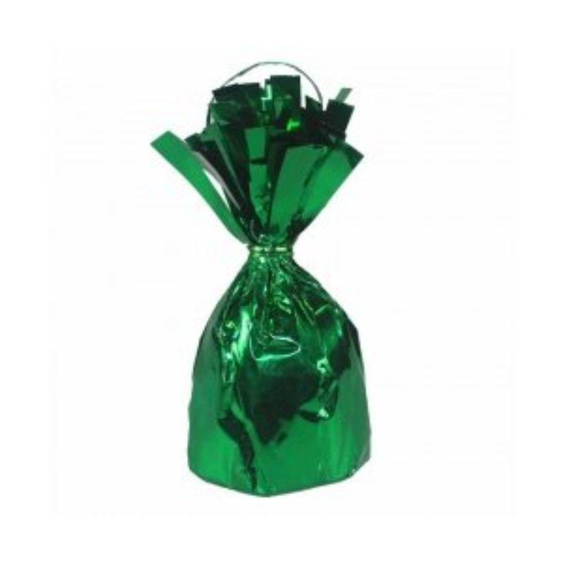 Green Foil Balloon Weight - 185g - The Base Warehouse