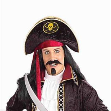Adults Deluxe Velvet Pirate Hat - The Base Warehouse