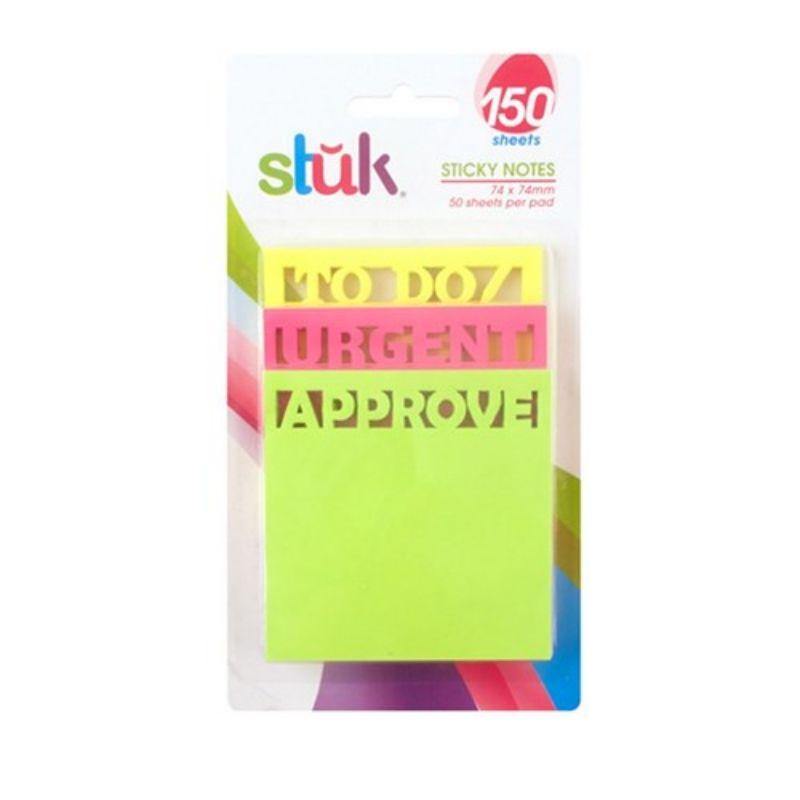 3 Style Stickey Notes - 76mm x 76mm - The Base Warehouse