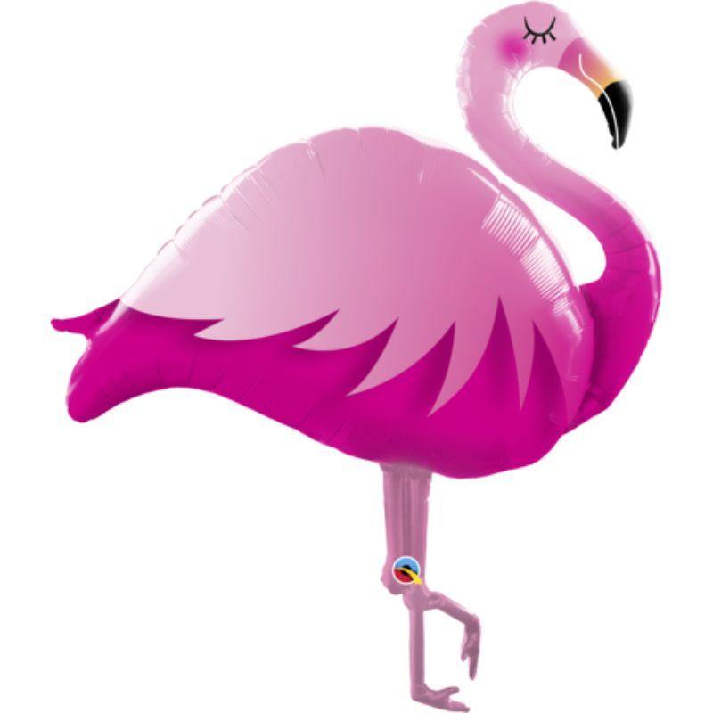 Pink Flamingo Foil Balloon - 117cm - The Base Warehouse