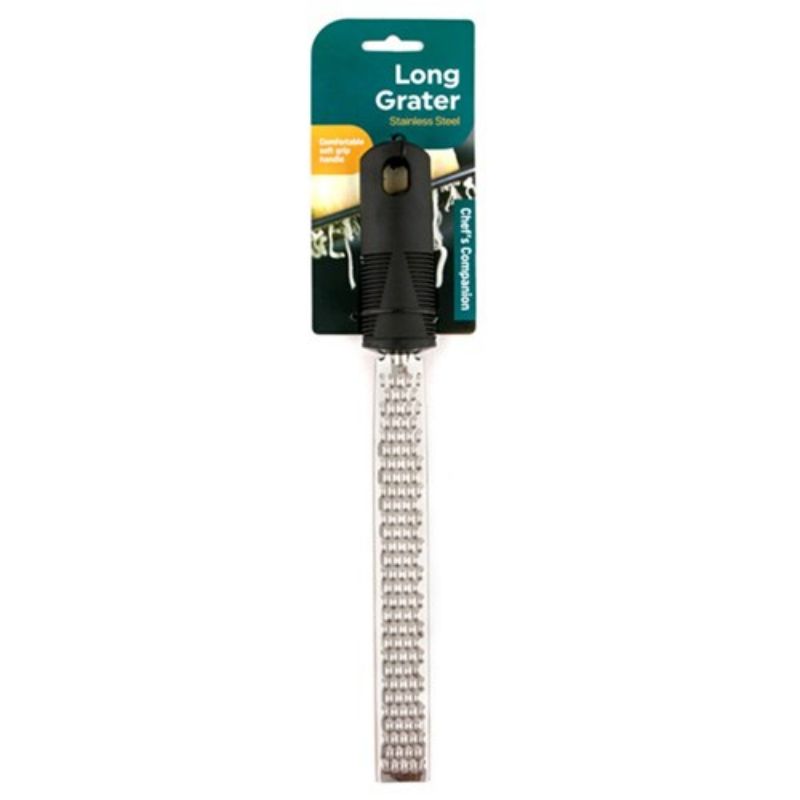 Long Slim Grater with Rubber Grip Handle