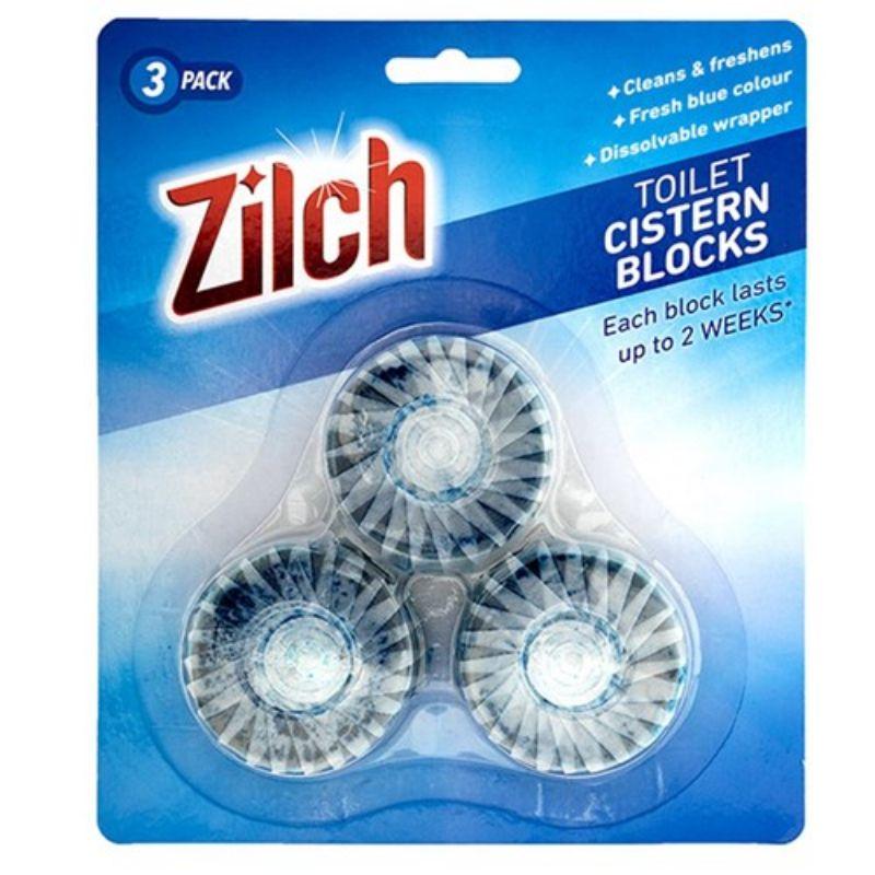 Toilet Cistern Block Long Lasting Blue Pk3