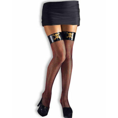 Womens Pirate Fishnet Thigh Highs - The Base Warehouse