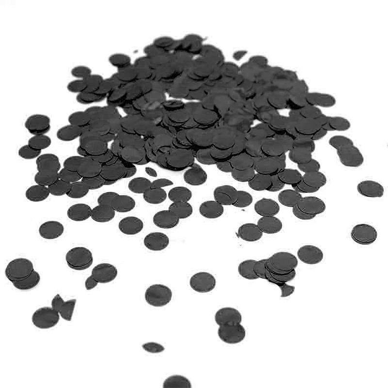 Black Balloon 4cm Confetti - 250g - The Base Warehouse