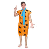 Load image into Gallery viewer, Adults Orange Caveman Costume - One Size Fits Most