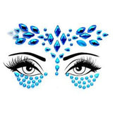 Load image into Gallery viewer, Blue Diamante Face Jewels