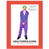 Load image into Gallery viewer, Adult Purple Clown Costume (L/XL)was 90104-02