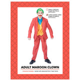 Load image into Gallery viewer, Adult Maroon Clown Costume (L/XL)was 90105-02