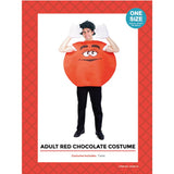 Load image into Gallery viewer, Adults Red Chocolate Costume - One Size Fits Most
