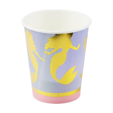 8 Pack Mermiad Paper Cups - 266ml - The Base Warehouse
