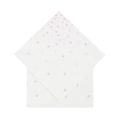 20 Pack Baby Pink Napkins - 33cm x 33cm - The Base Warehouse