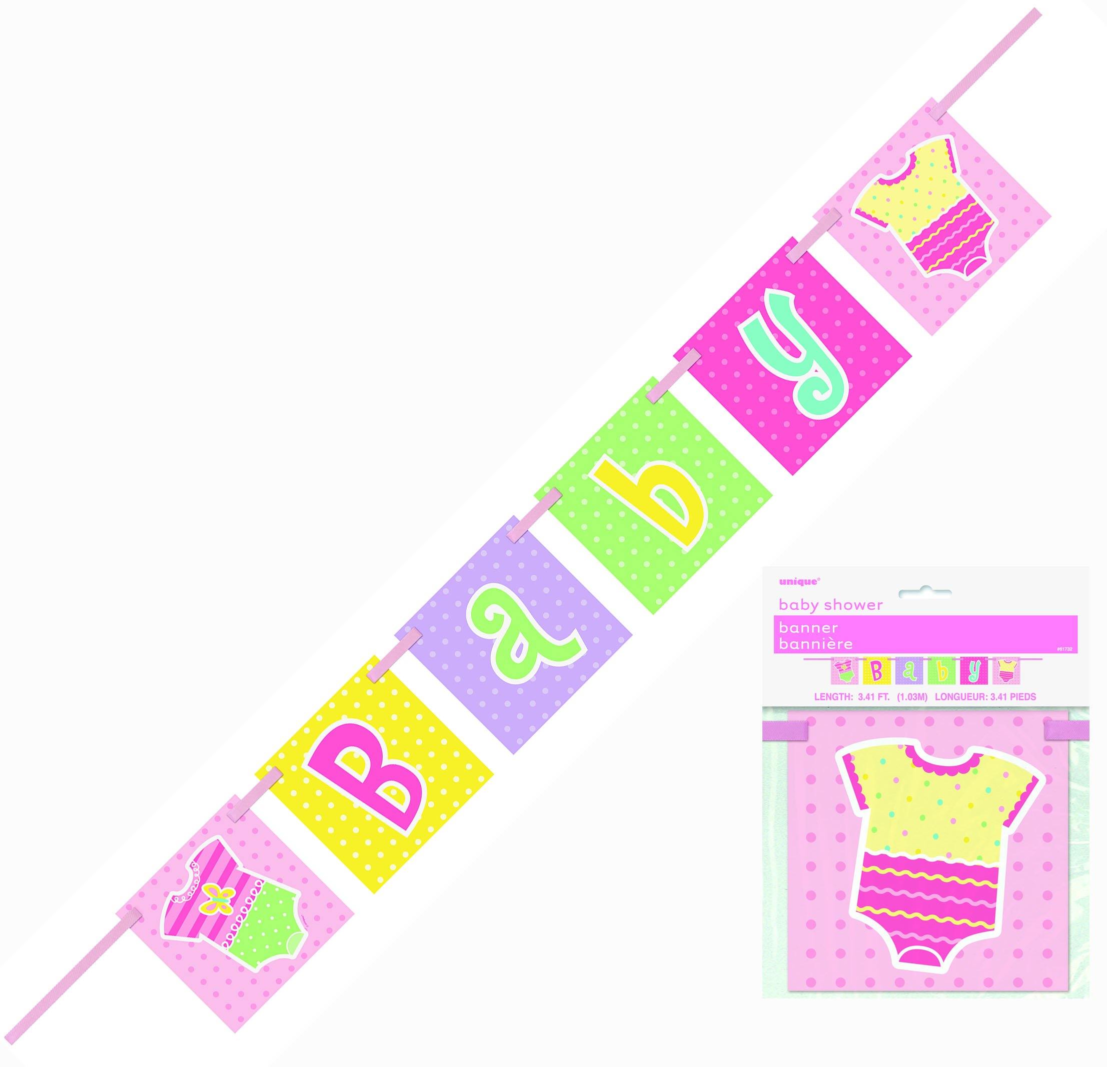 Baby Girl Block Banner - 1.03m - The Base Warehouse