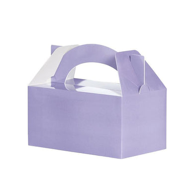 5 Pack Pastel Lilac Lunch Box - The Base Warehouse