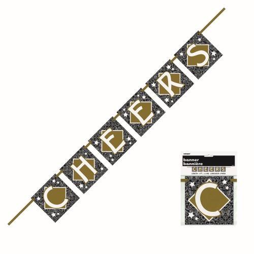 Cheers New Years Block Banner - 1.2m