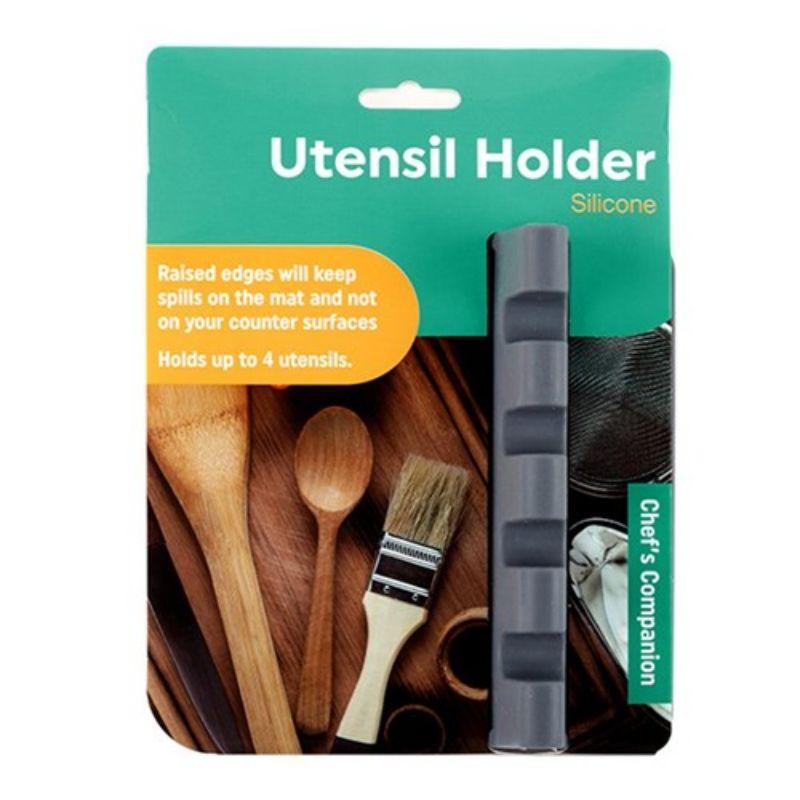 Silicone Style Utensil Holder - 14cm x 14cm x 3.7cm