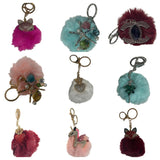 Load image into Gallery viewer, Metal Keychain With Plush Ball - 9cm