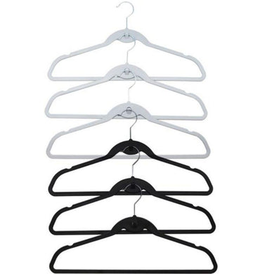 10 Pack Plastic Space Saving Hangers - The Base Warehouse
