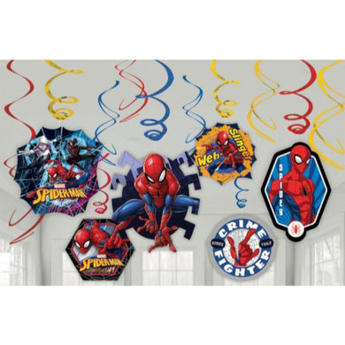 12 Pack Spiderman Webbed Wonder Swirl Value Pack - 12cm to 17cm - The Base Warehouse