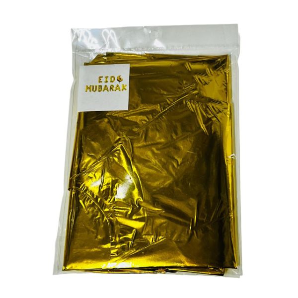 11 Pack Gold Eid Mubarak Foil Balloon Banner