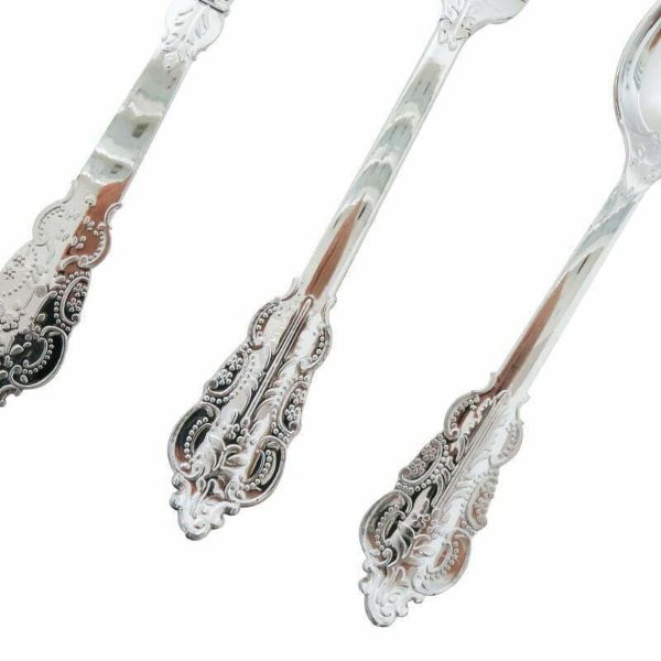 12 Pack Silver Cutlery Sets
