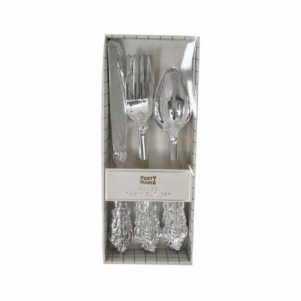 12 Pack Silver Cutlery Sets
