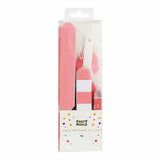 Load image into Gallery viewer, 4 Pack Coral Red Paper Fan Set