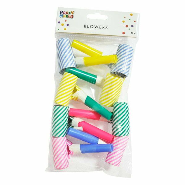 8 Pack Party Blowouts - 4.2cm x 8cm