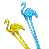 Load image into Gallery viewer, 50 Pack Flamingo Plastic Stirrers - 15cm