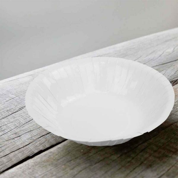 20 Pack White Paper Bowls - 15cm x 4.2cm