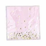 Load image into Gallery viewer, 16 Pack Pink Dot Foil Napkins - 25cm x 25cm
