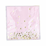 Load image into Gallery viewer, 16 Pack Pink Dot Foil Napkins - 25cm x 25cm