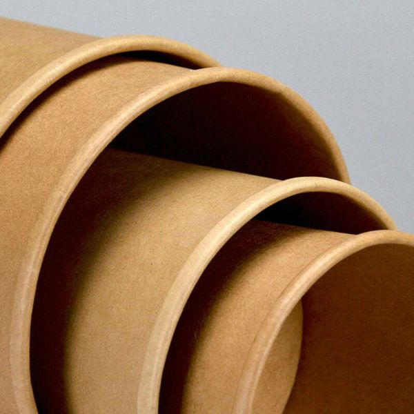 12 Pack Kraft Paper Tubs - 473ml