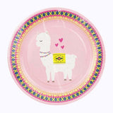 Load image into Gallery viewer, 8 Pack Alpaca Paper Plate - 23cm