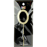 Load image into Gallery viewer, Gold Letter O Cake Topper