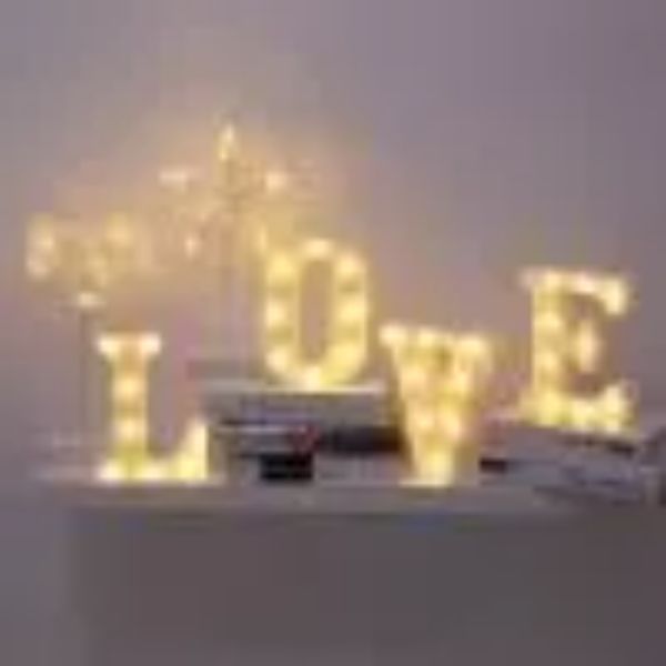 Led Letter Light T - 22cm x 19.5cm x 4.5cm