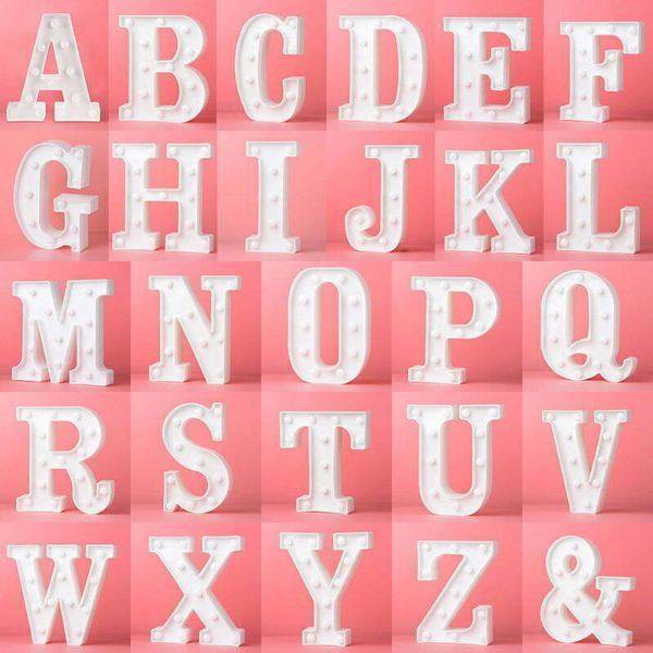 Led Letter Light T - 22cm x 19.5cm x 4.5cm