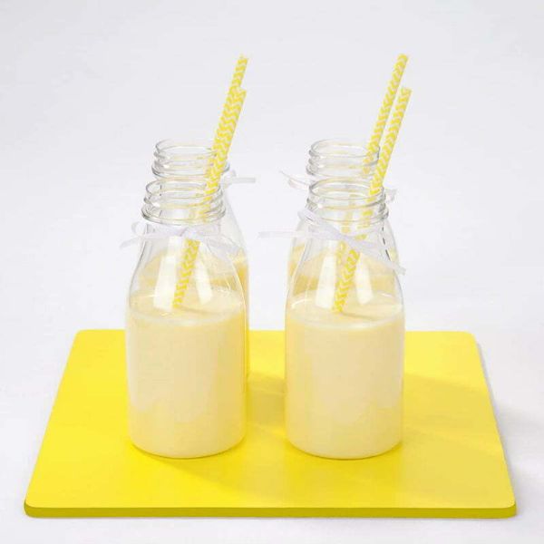 Mini Milk Bottle With Ribbon - 330ml