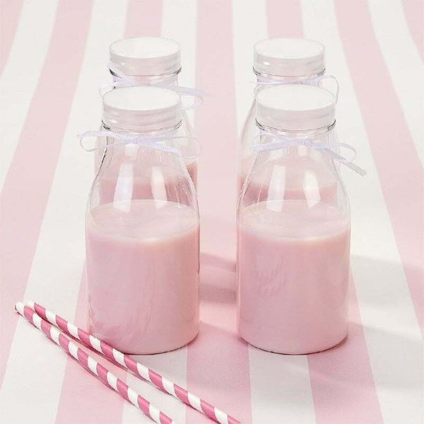Mini Milk Bottle With Ribbon - 330ml