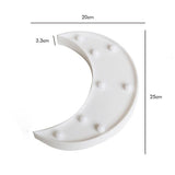 Load image into Gallery viewer, Moon LED Light - 20cm x 25cm x 3.3cm