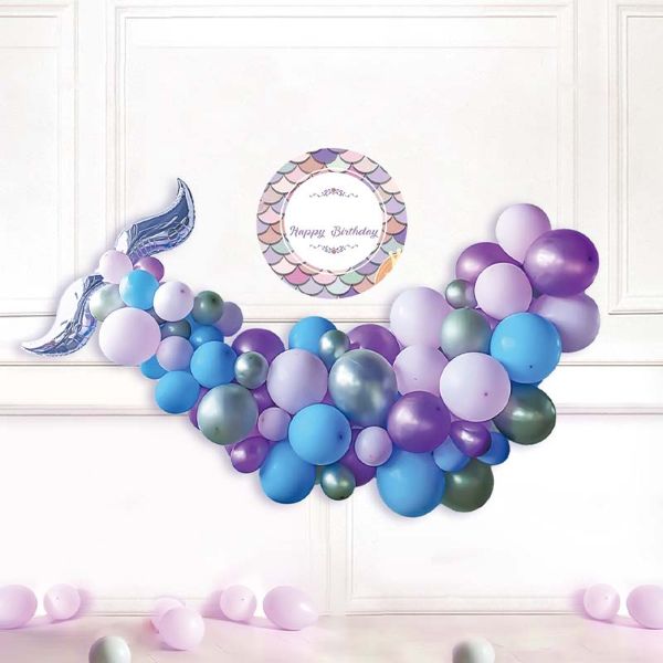 Mermaid Tail Balloon Garland Set