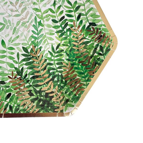 8 Pack Leaf Plate - 22cm