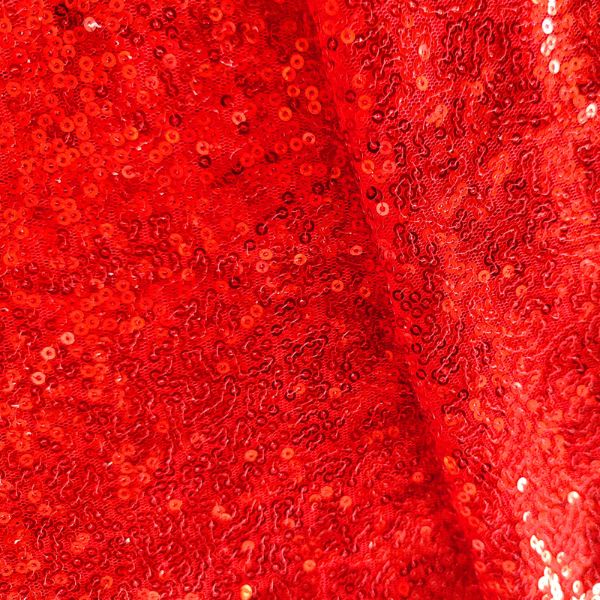 Red Sequin Table Runner - 180cm x 30cm