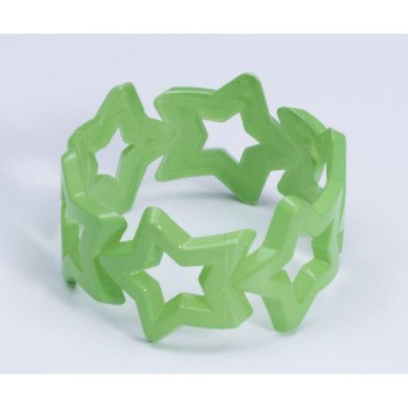 Neon Green Star Bangle - The Base Warehouse