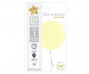 Matte Pastel Yellow Latex Balloon - 90cm - The Base Warehouse