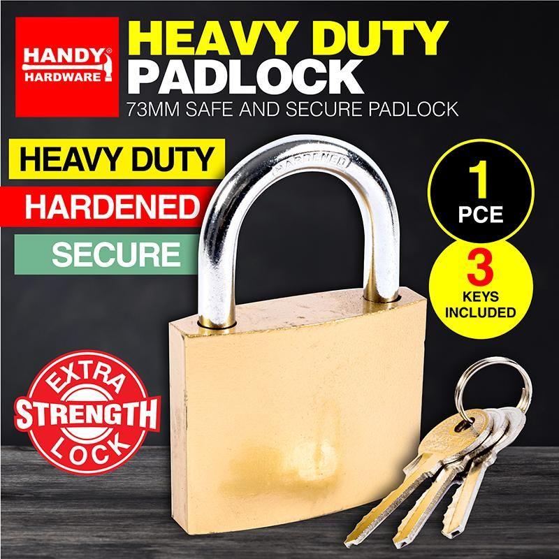 Heavy Duty Padlock with 3 Keys - 73mm